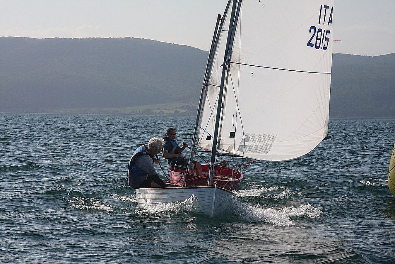 barche in regata durante trofeo fosco santini 2011