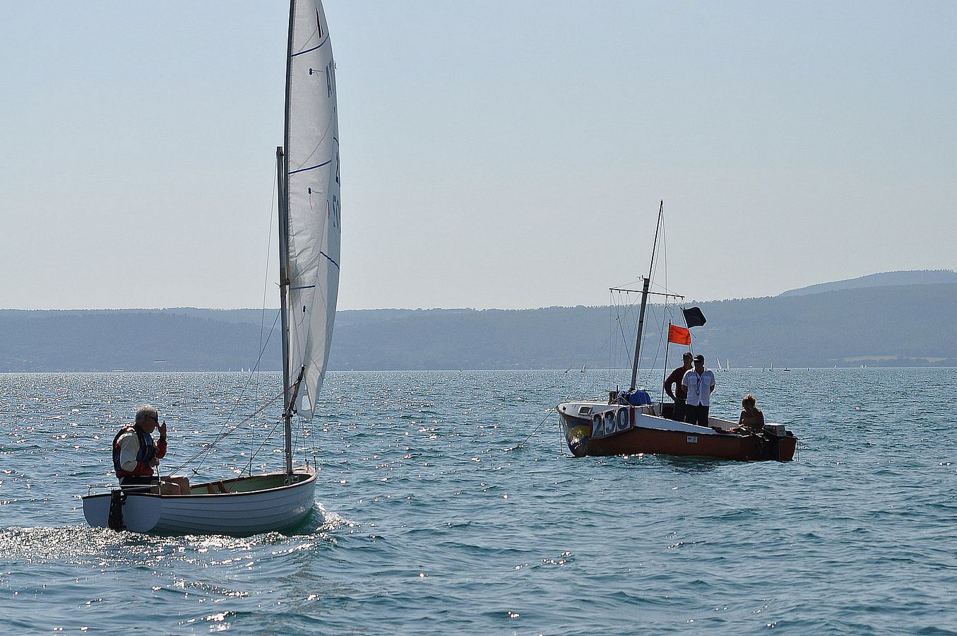 barche in regata durante trofeo fosco santini 2012
